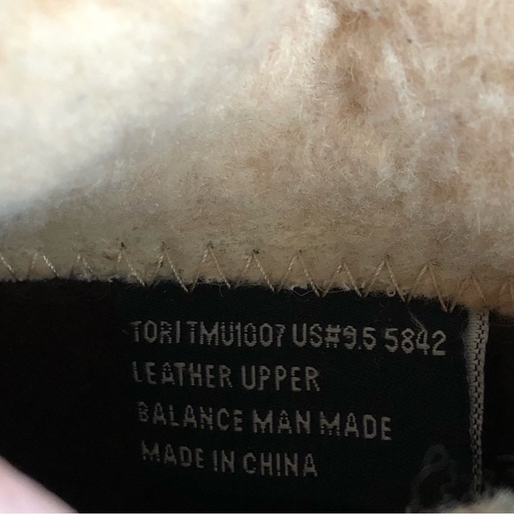 Tara M. Tori Brown Burnished Leather Convertible Fold Over Boot Size 9.5 - Picture 5 of 11